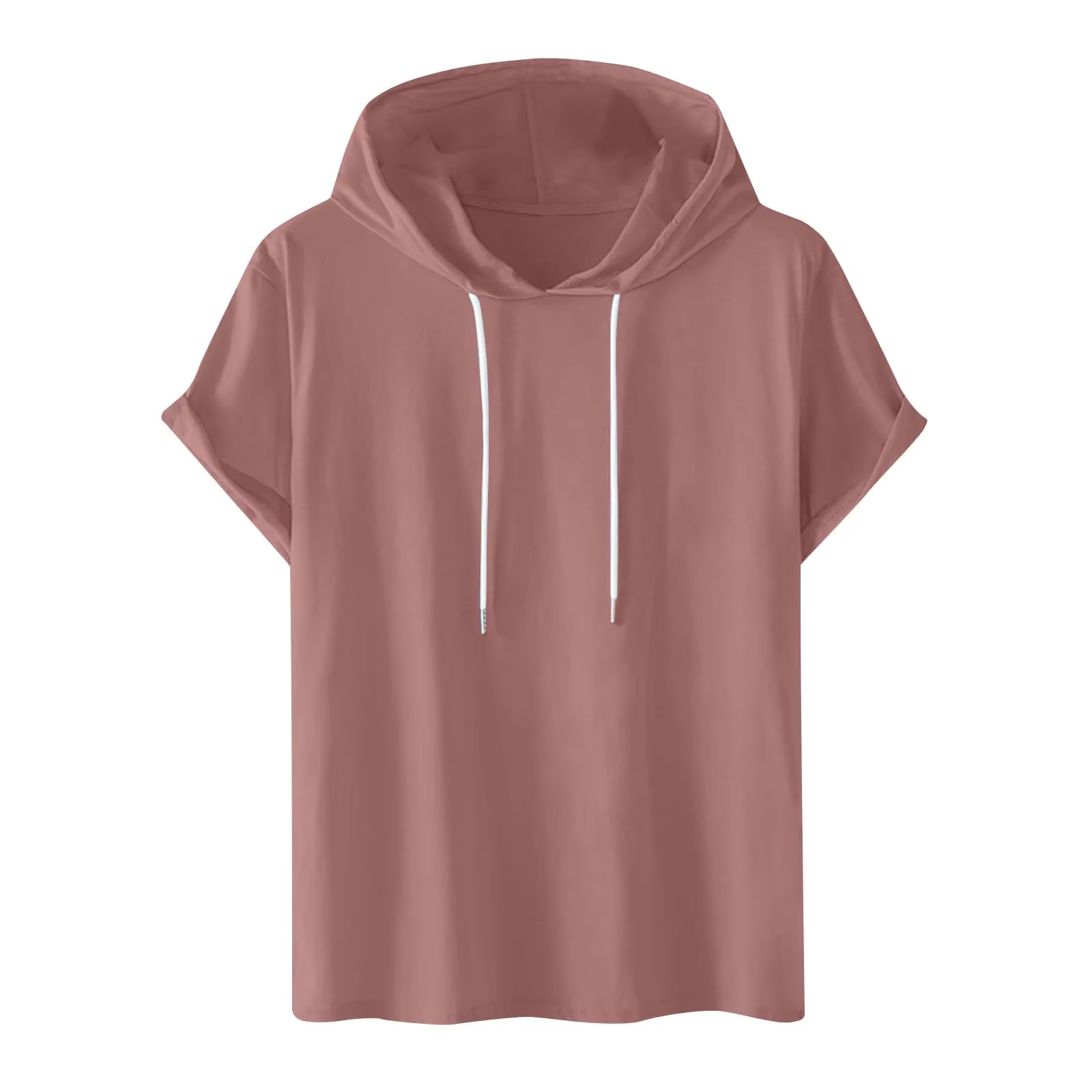 T-shirt à capuche d'été à manches courtes pour homme