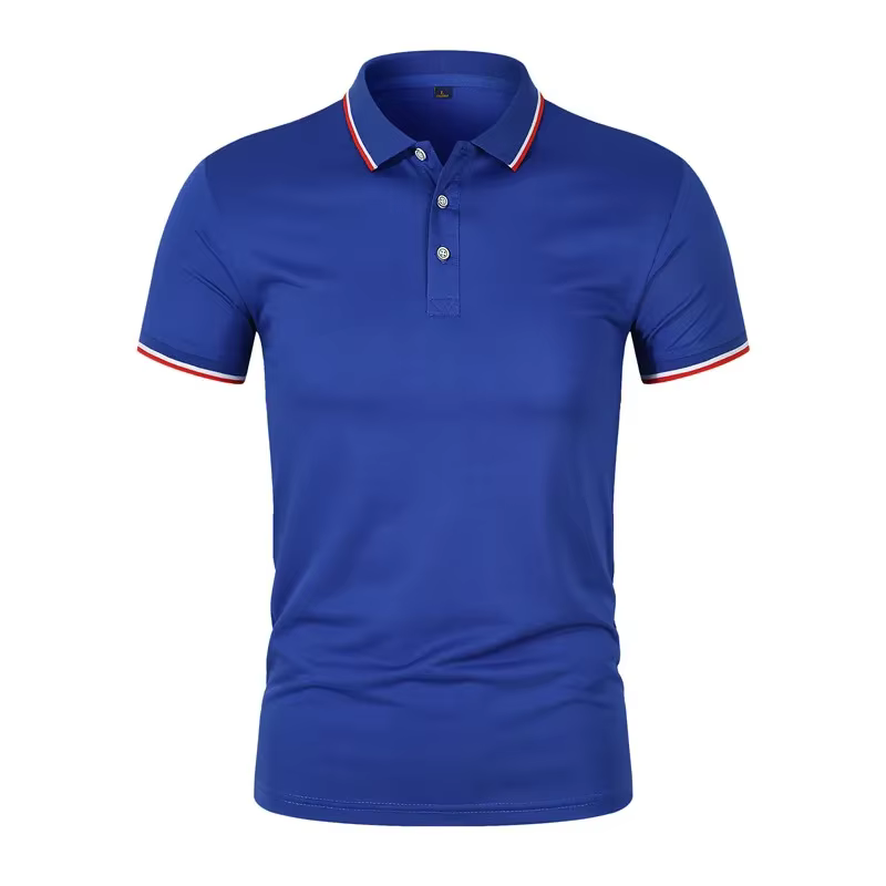 Polo brodé à manches courtes pour hommes et femmes