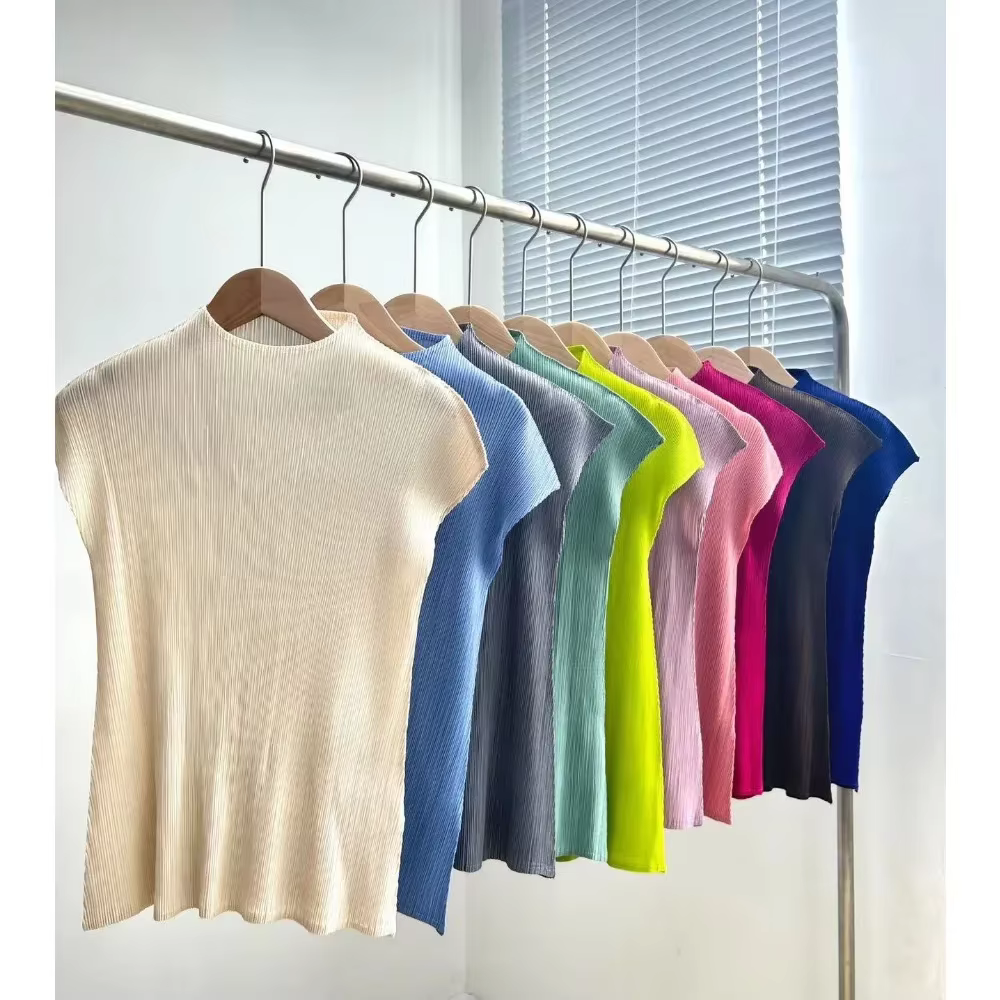 T-shirt Plissé à Imprimé Floral pour Femme