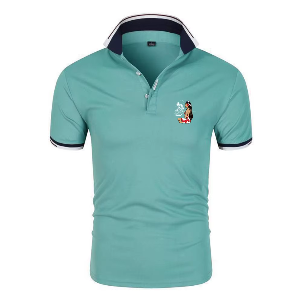 Hinano Tahiti Beer Summer Polo à manches courtes pour homme