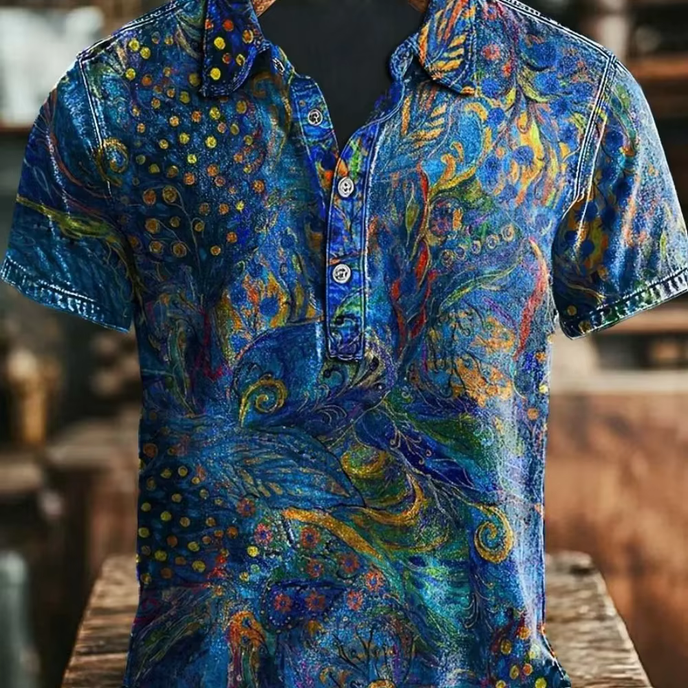 Polo imprimé pour homme