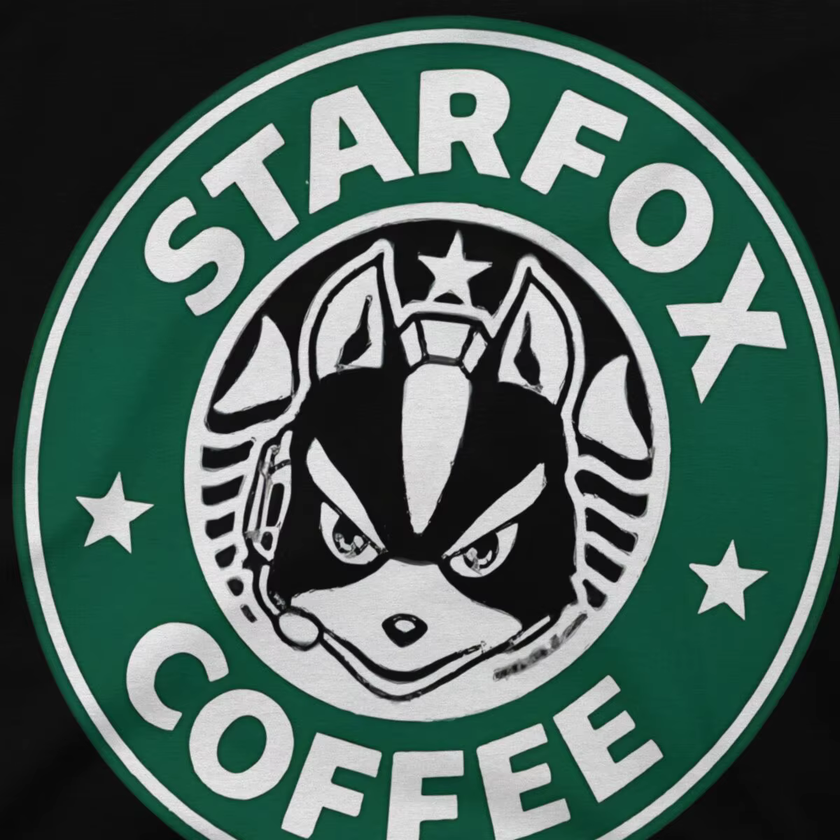 Star Fox-T-shirt à col rond pour hommes