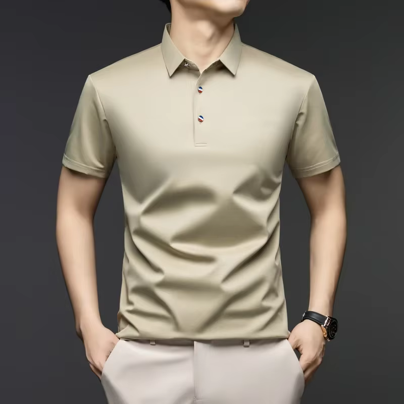 T-shirt Homme Manches Courtes Couleur Unie BROWON – Nouvelle Collection Été 2026 – Style Streetwear Décontracté pour le Travail et le Quotidien