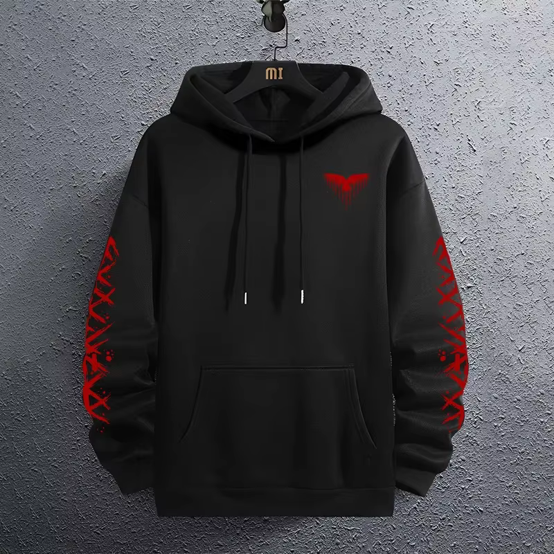 2025 flambant neuf noir sweats automne hiver mâle quotidien décontracté sportif Jogging à capuche hommes vêtements d'extérieur mode pull