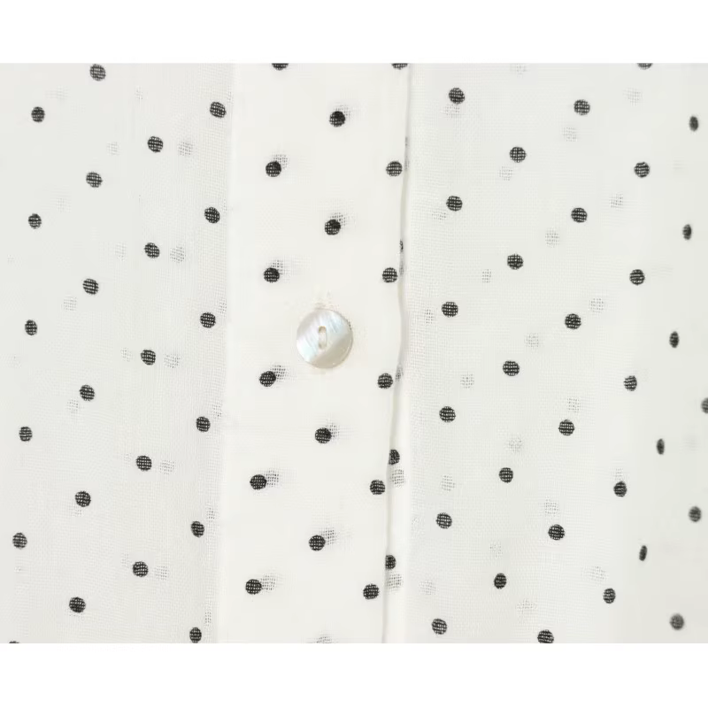 Chemisier court en mousseline pour femme avec cordon de serrage