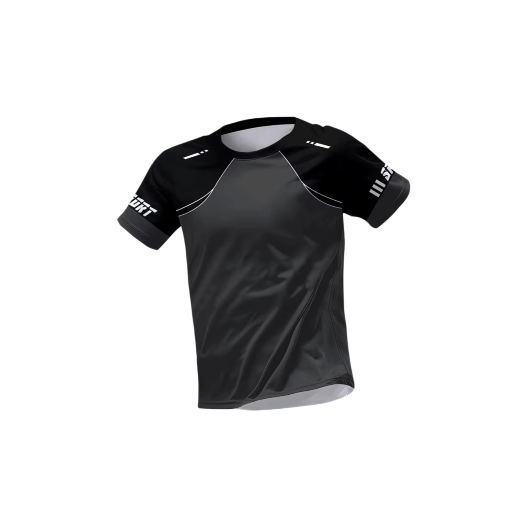 T-shirts de sport simples et tendance pour hommes, été, manches courtes, imprimés 3D, décontractés, surdimensionnés, pour la course à pied et la gym