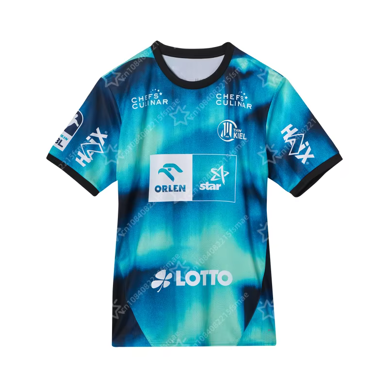 Maillot de handball allemand THW Kiel 2024-2026 pour homme – Duvnjak – Tenue d'entraînement respirante et à séchage rapide – Maillot domicile, extérieur et troisième tenue
