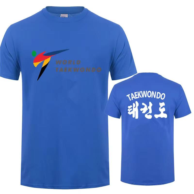 WTF T-shirt Taekwondo Federation pour hommes