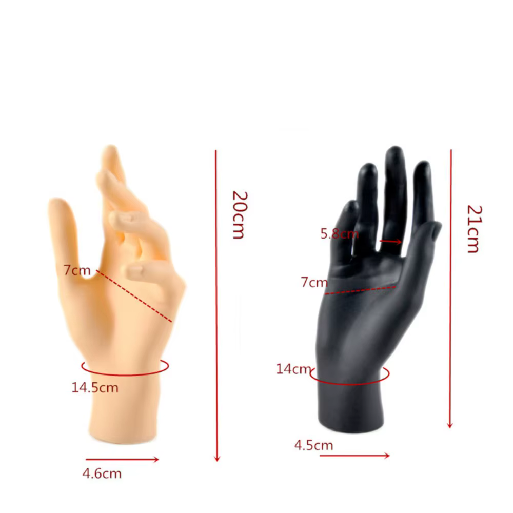 Modèle de main de mannequin féminin pour la décoration de la maison