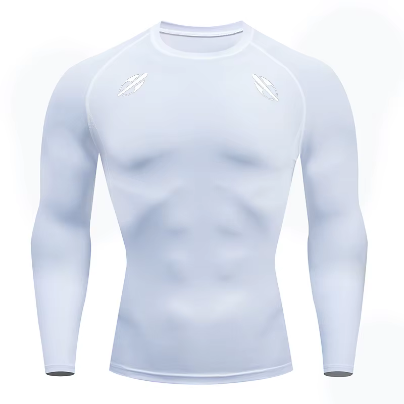 Chemises de compression solides pour hommes
