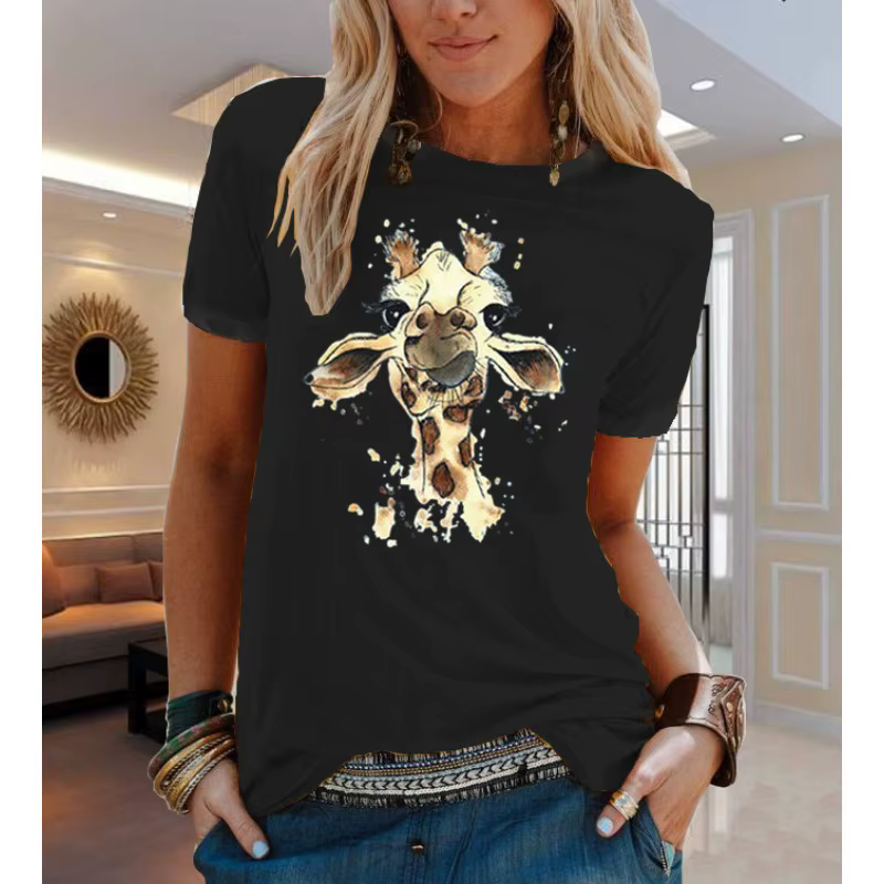 T-shirt à manches courtes pour femmes