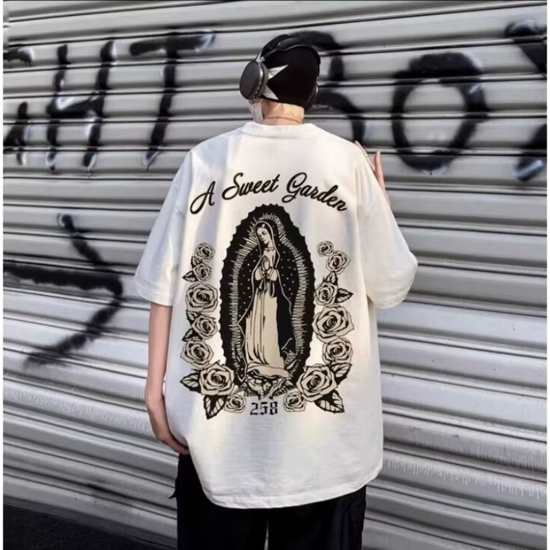T-shirt ample surdimensionné pour hommes