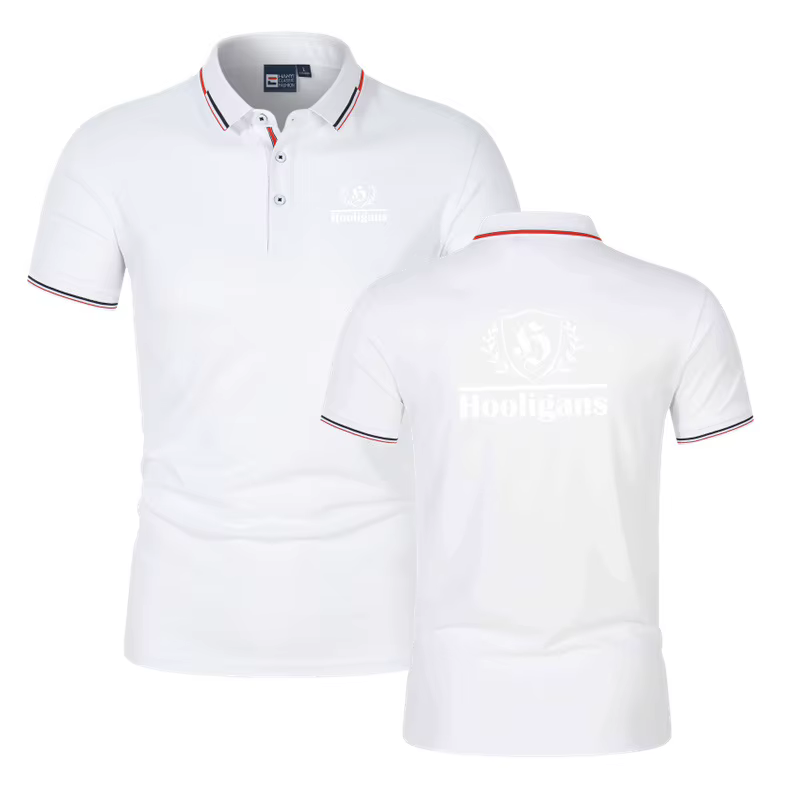 Polo décontracté uni à manches courtes pour homme 2026 – T-shirt d'été tendance