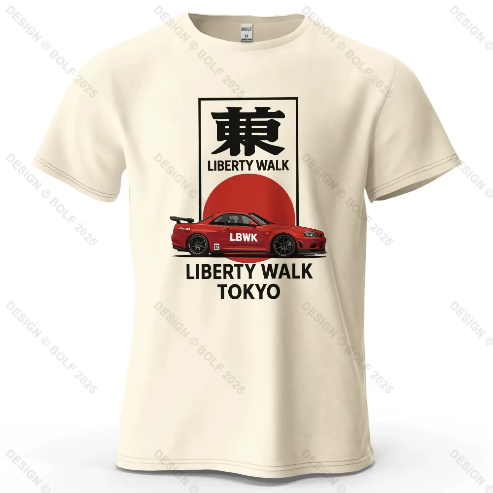 T-shirt imprimé Liberty Walk Tokyo pour hommes