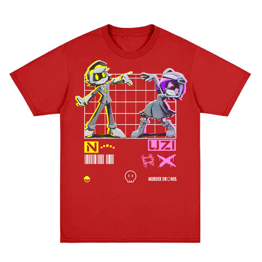 MURDER DRONES T-SHIRT 2026 nouveau identique au site officiel