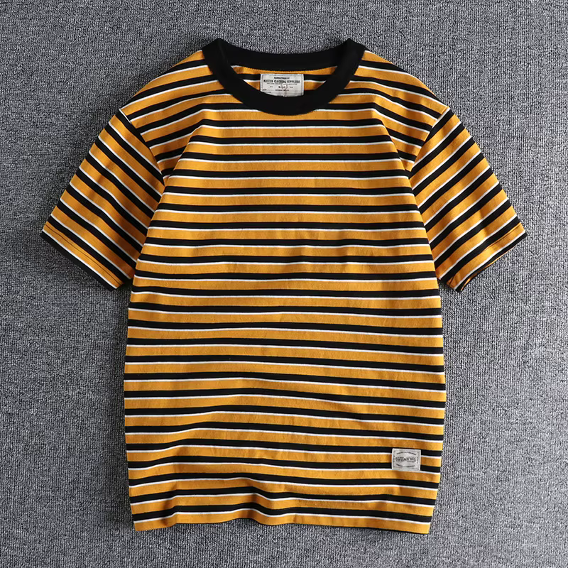 T-shirt rayé vintage pour homme