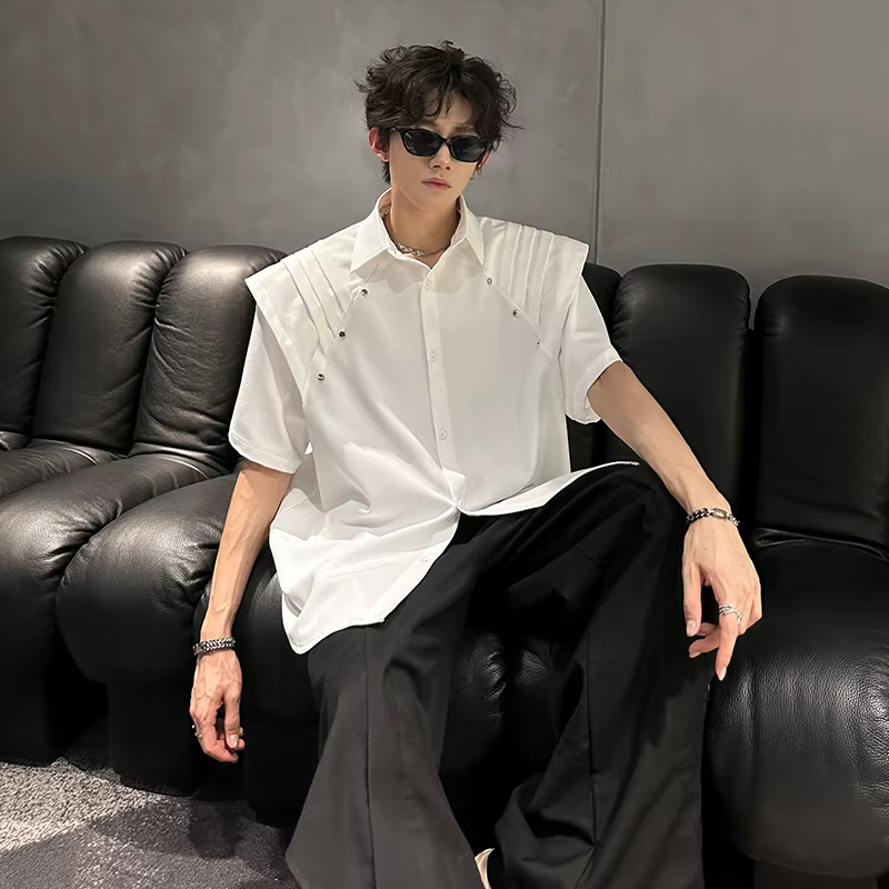 Chemise d'été à manches courtes pour hommes