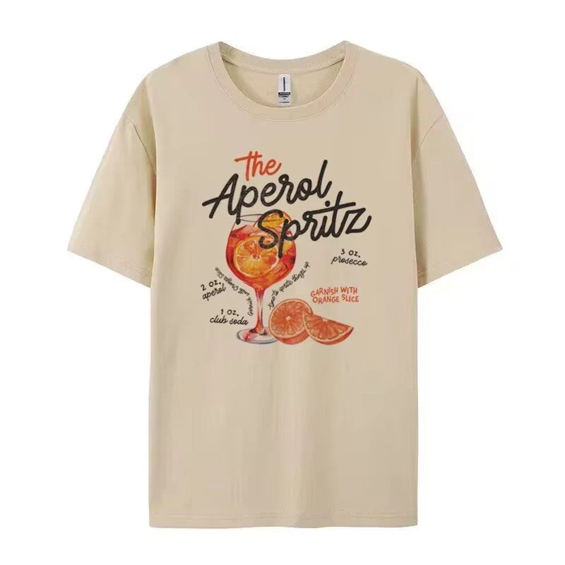 Aperol Spritz Retro Cocktail Graphic Tees for Women