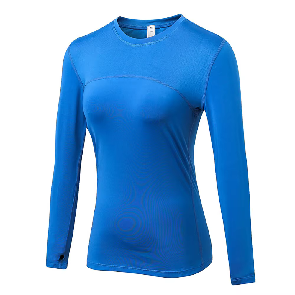 T-shirt de sport de Yoga à manches longues pour femmes, Cool et sec, athlétique, course à pied, randonnée, haut de Yoga, Fitness, chemises d'entraînement