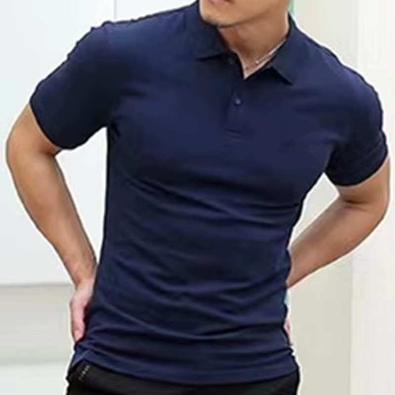 Polo Slim pour Homme avec Col