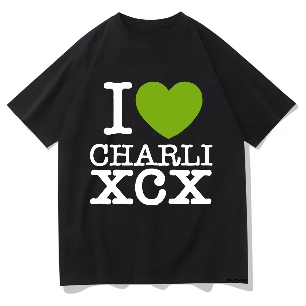 Charli Xcx avec invité spécial Shygirl T-Shirts Brat Album hommes femmes vêtements esthétique unisexe Streetwear été coton t-shirt hauts