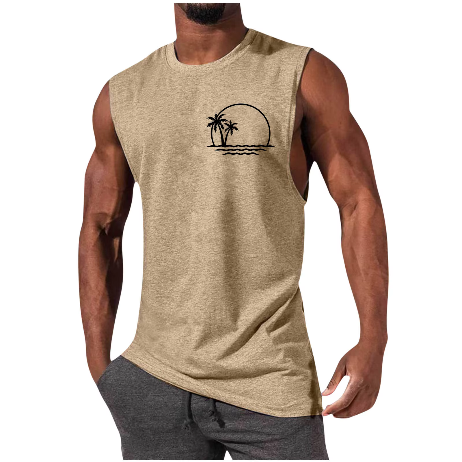 Chemise de plage hawaïenne pour hommes