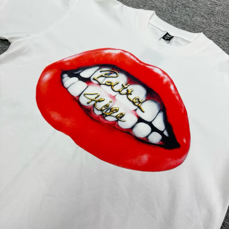 T-shirt PATTA décontracté streetwear de haute qualité, col rond, imprimé logo, manches courtes, livraison rapide