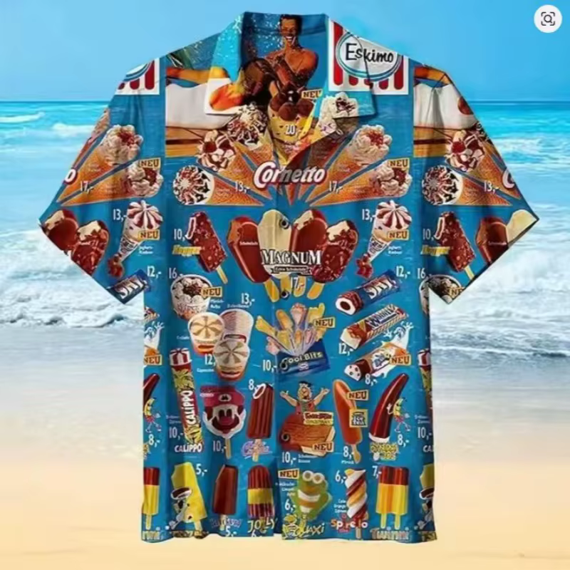 Chemise hawaïenne pour hommes
