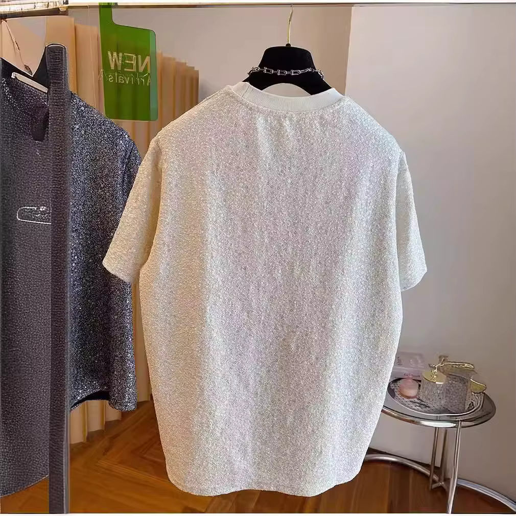 T-shirt à paillettes pour hommes