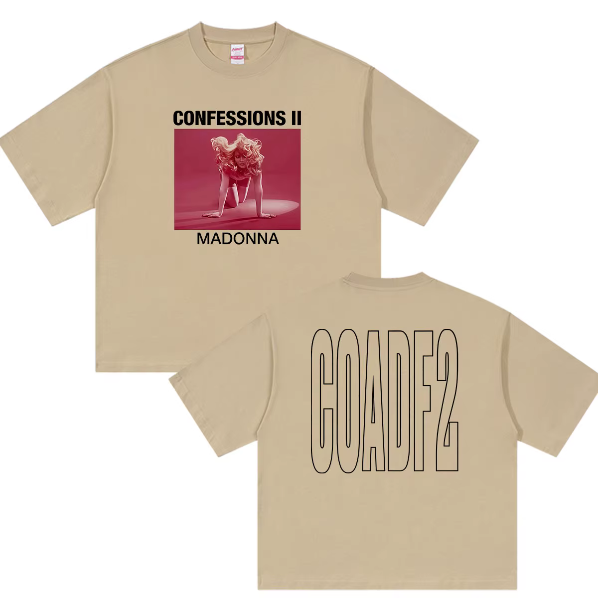 Madonna Confessions II Tour 2026 T-shirts graphiques pour hommes et femmes