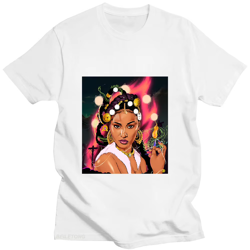 Shenseeaa-T-shirt manches courtes col rond femme