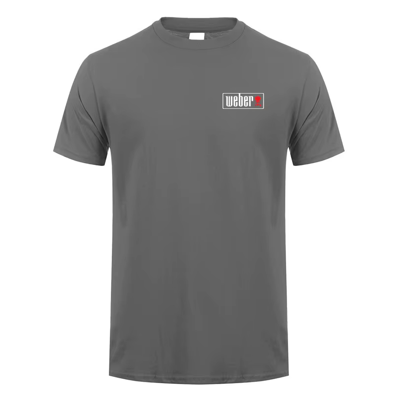 T-shirt manches courtes Weber pour hommes, décontracté, cool, barbecue, été