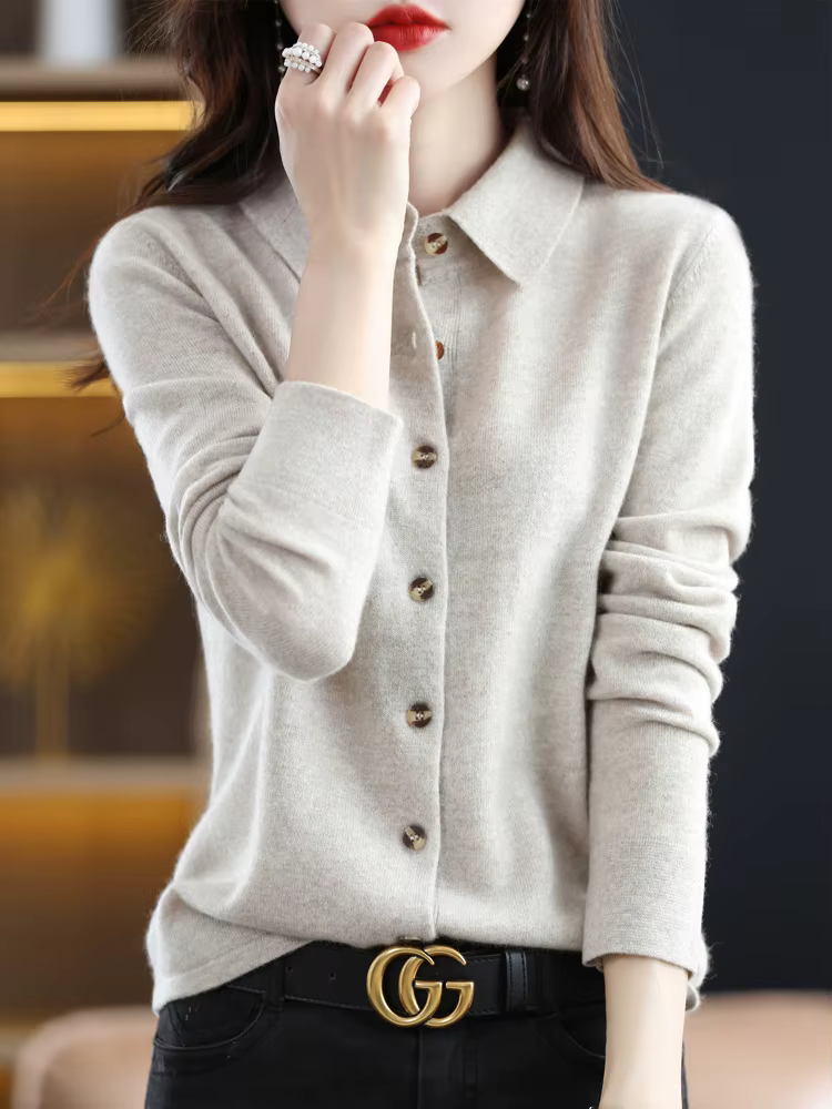Pull en laine mérinos pour femme