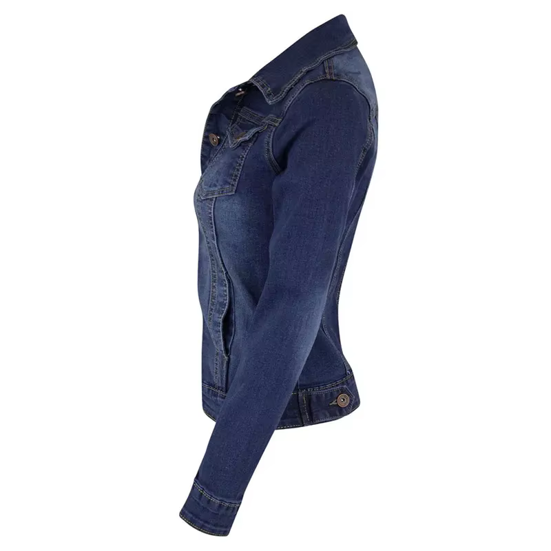 2024 nouvelles vestes en jean courtes femmes automne lavage à manches longues Vintage décontracté