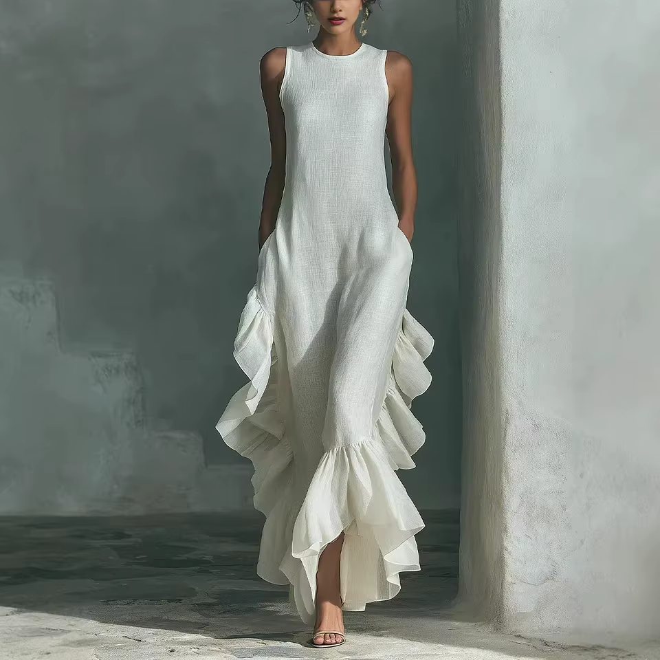 Robe à volants pour femmes