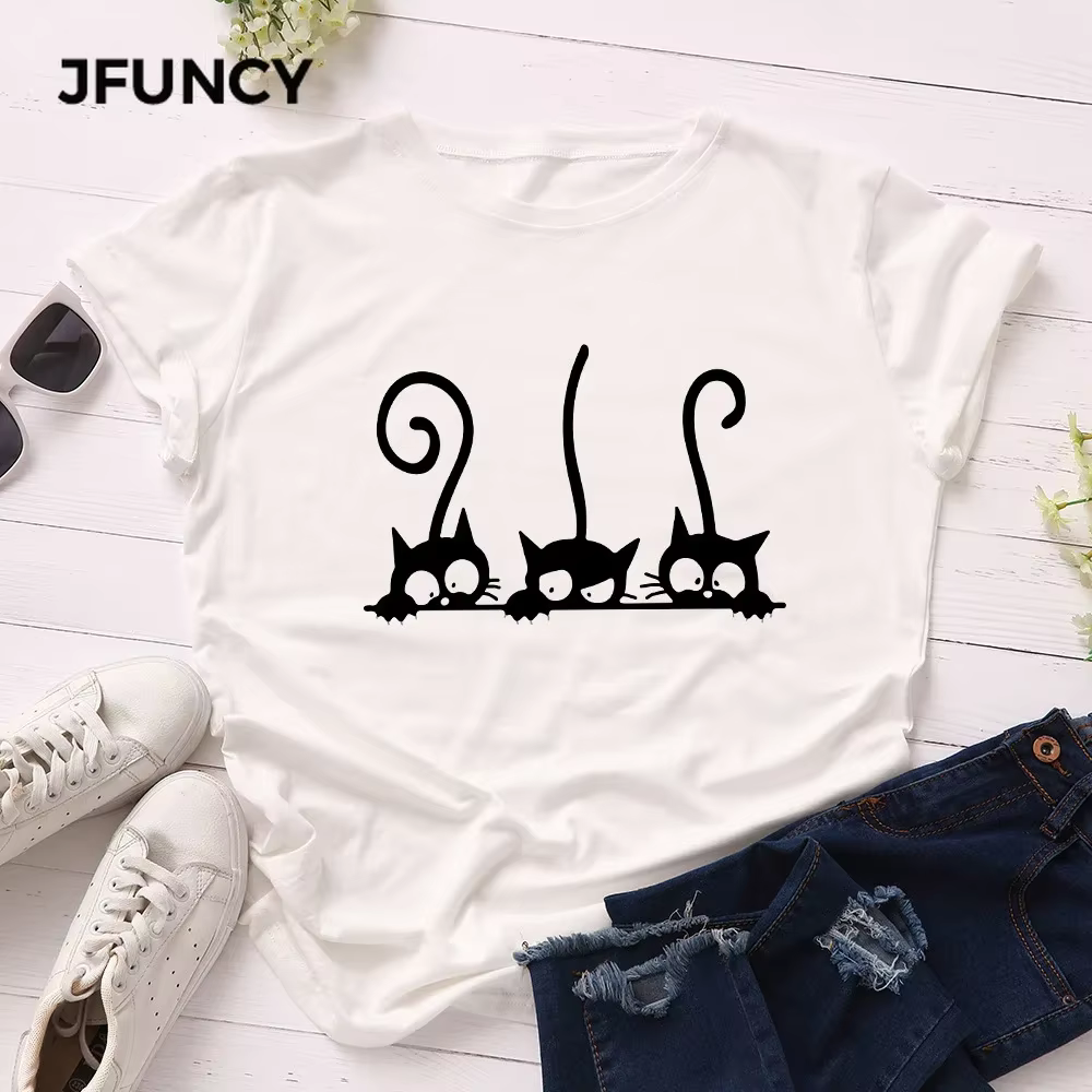 T-shirt manches courtes femme 100% coton