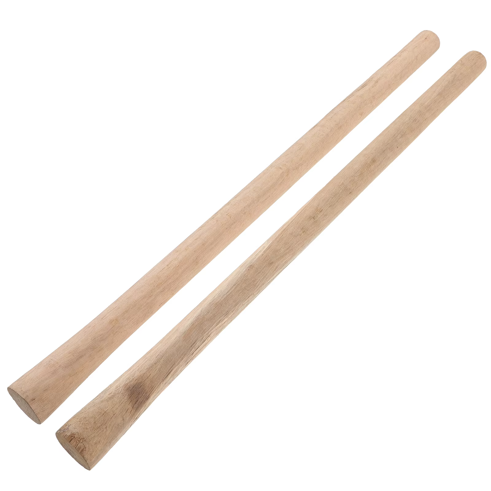 Poignée ergonomique en bois massif de remplacement, 2 pièces, pour pelle, houe, balai, marteau, outils de jardin, poignées d'outils en bois, accessoires agricoles