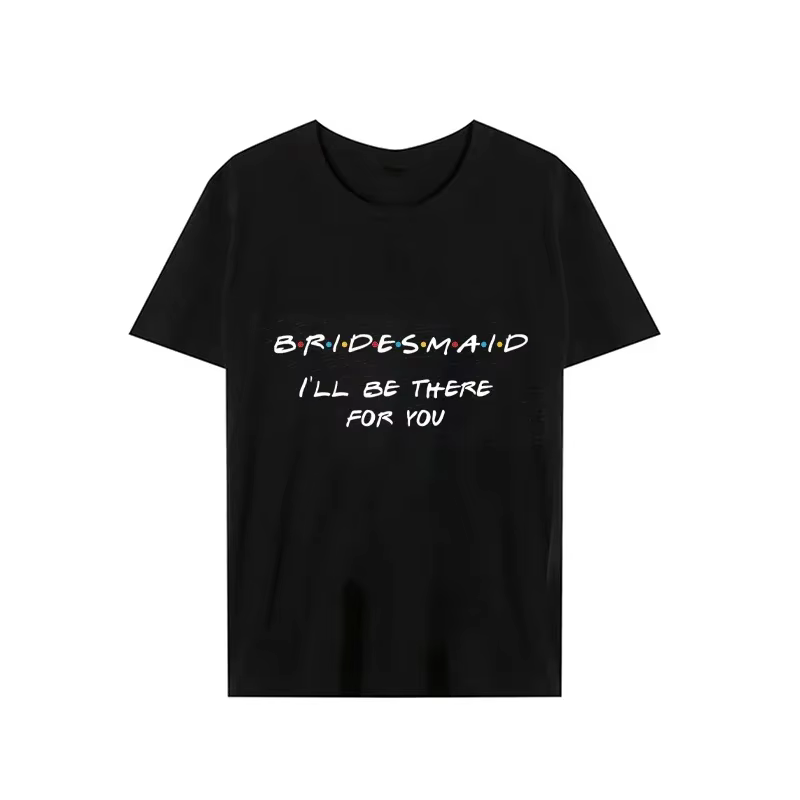 T-Shirt à Manches Courtes pour Femme Streetwear sur le Thème des Amis Esthétiques