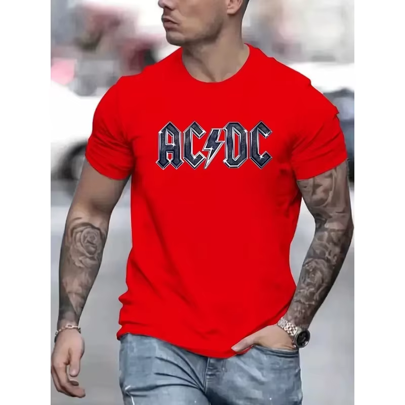 T-shirt unisexe 2025, t-shirt noir à col rond