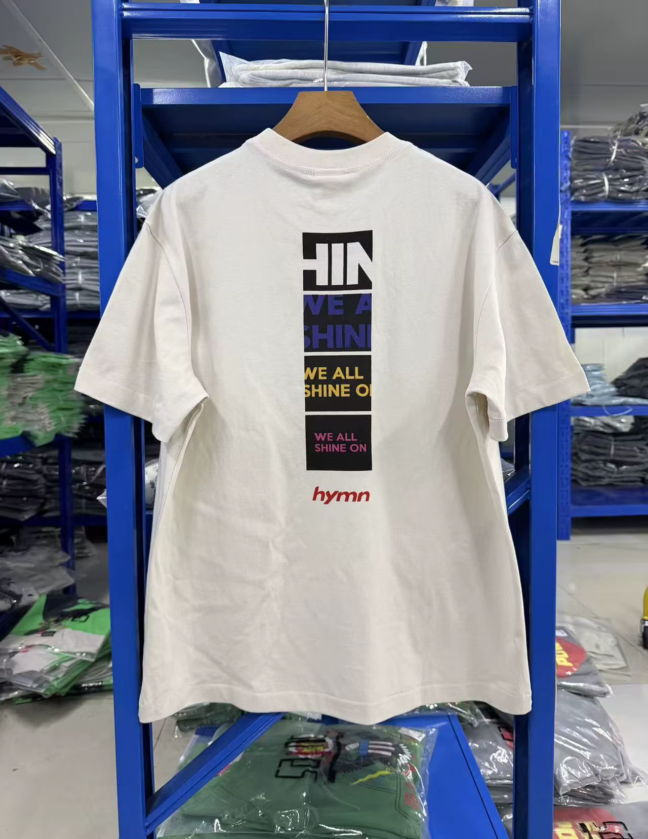 T-shirt vintage SAINT pour hommes et femmes, avec imprimé lettres