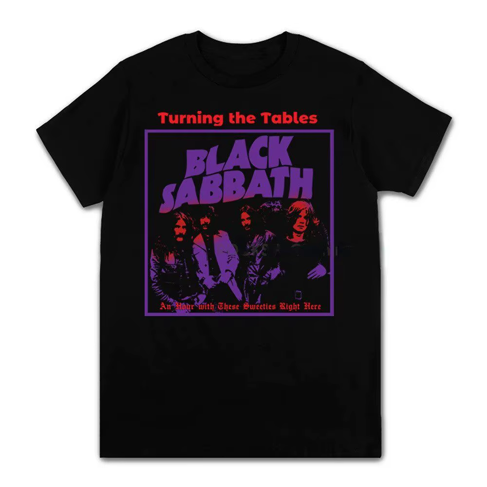 T-shirt de la Groupe de Rock Black Sabbath – Nouvelle Collection Unisexe de Luxe Décontracté et Tendance pour Hommes et Femmes
