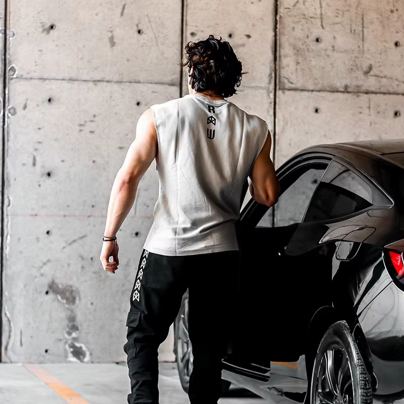 Débardeur d'été en coton pour homme