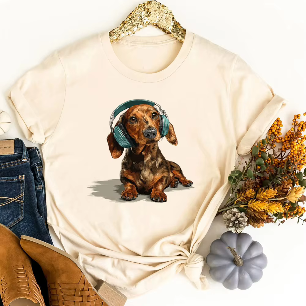 T-shirt Dachshund pour femmes