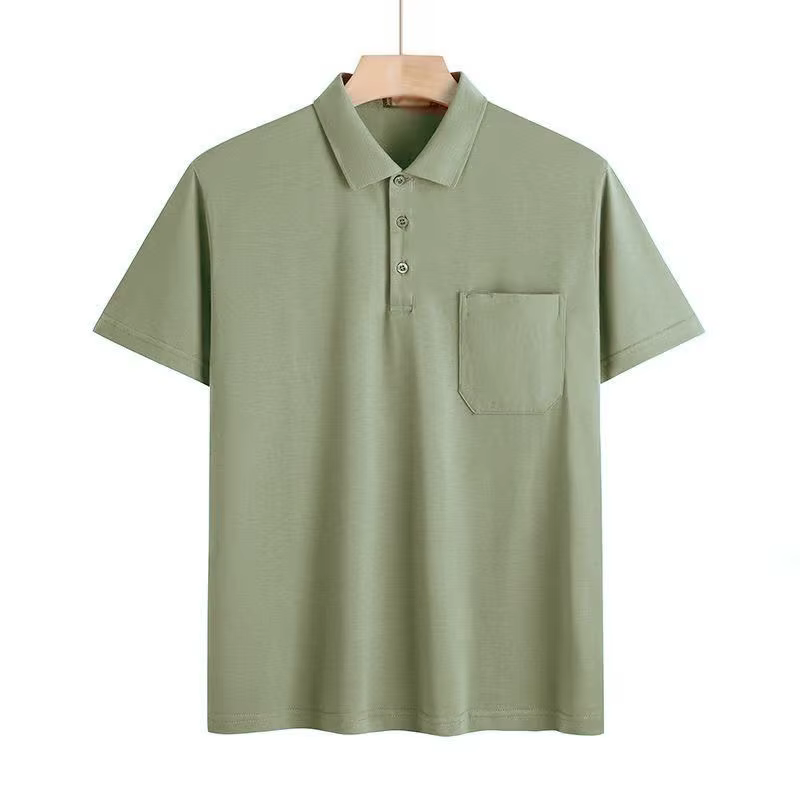 Polo gris pour homme, décontracté