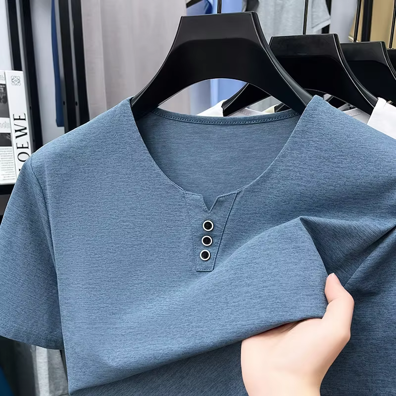 Chemise Henley pour homme