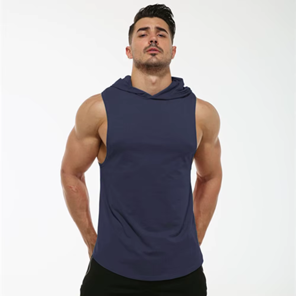 MRMT 2026 Nouveau T-shirt sans manches à capuche en coton pour homme