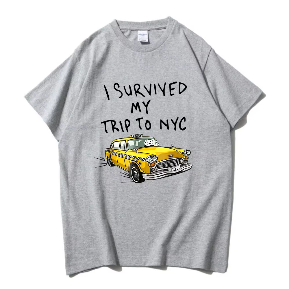 T-shirt en coton doux avec image de dessin animé de voiture drôle