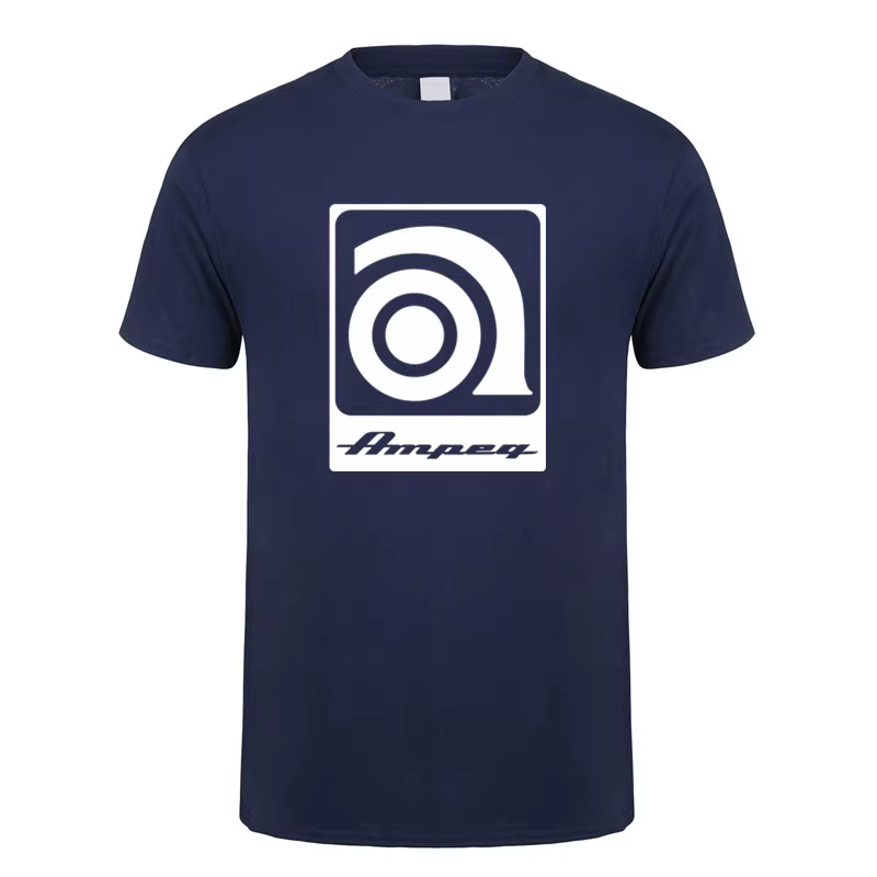 Ampeg musique Logo t-shirt hommes coton été à manches courtes drôle hauts