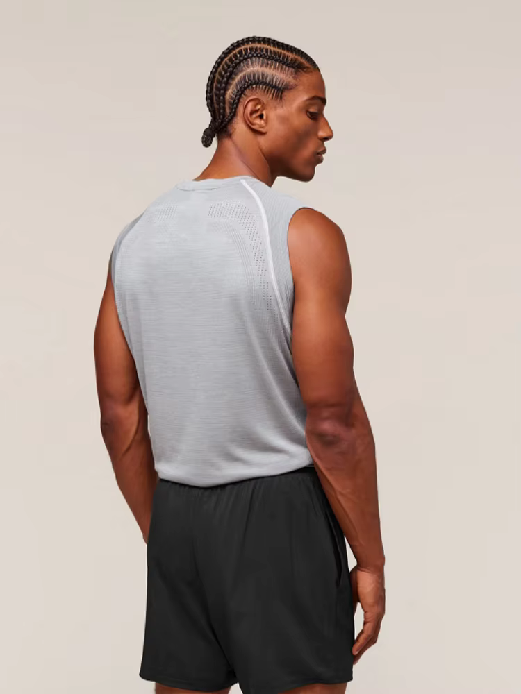 Débardeur Homme Slim Fit Sans Coutures Séchage Rapide Été Sans Manches Entraînement Course Fitness Nouveauté 2026