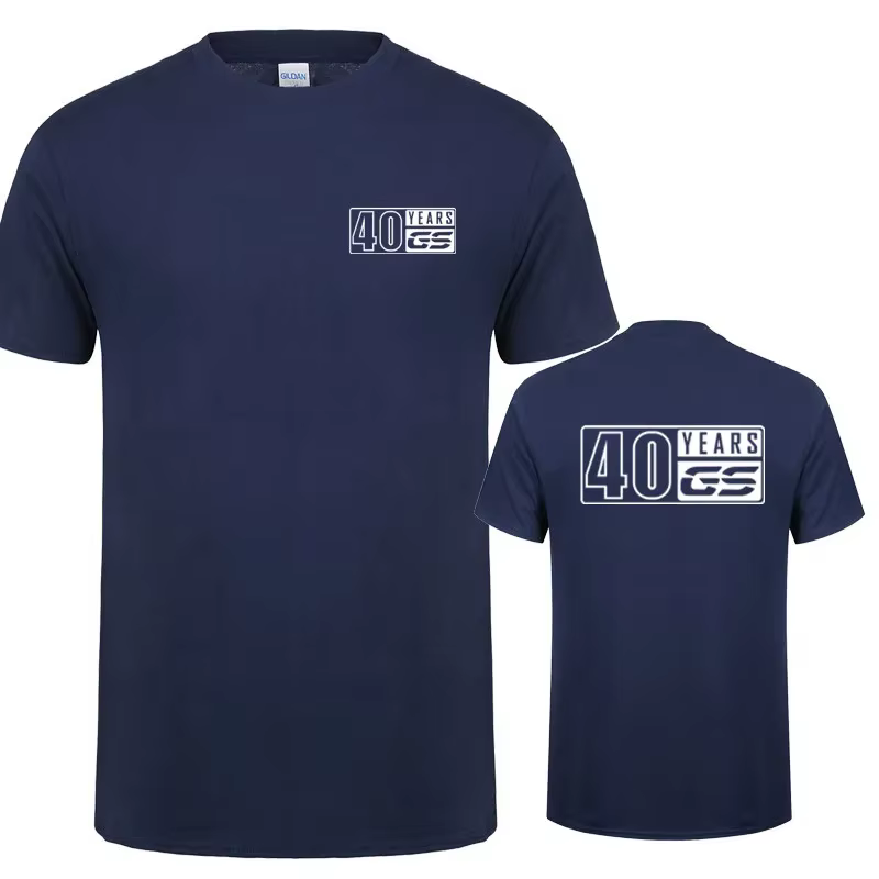 40 ans GS t-shirt hommes polyester haut respirant pour le sport